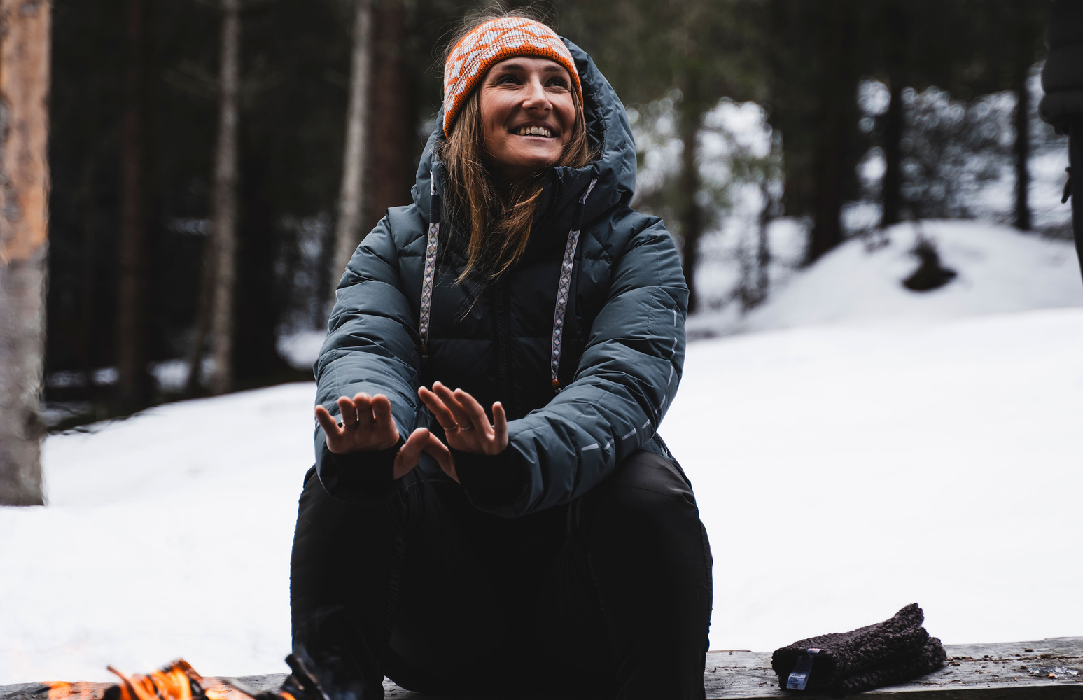 W Älgön 2.0 Down Hood Anorak