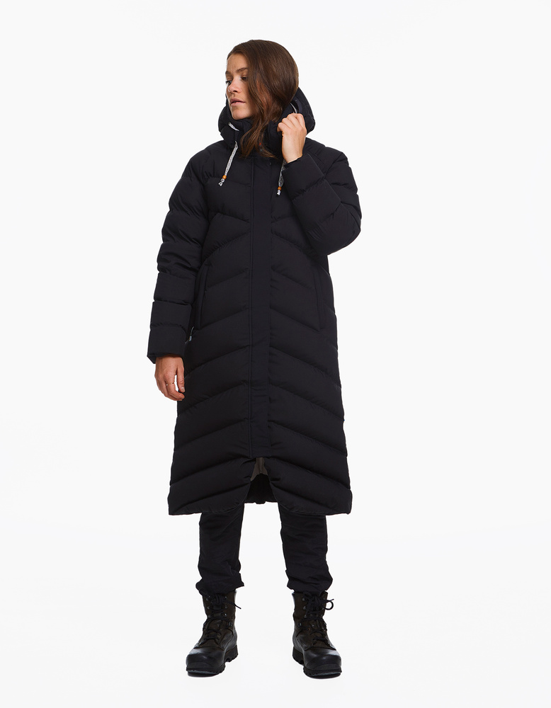 waterproof long down coat