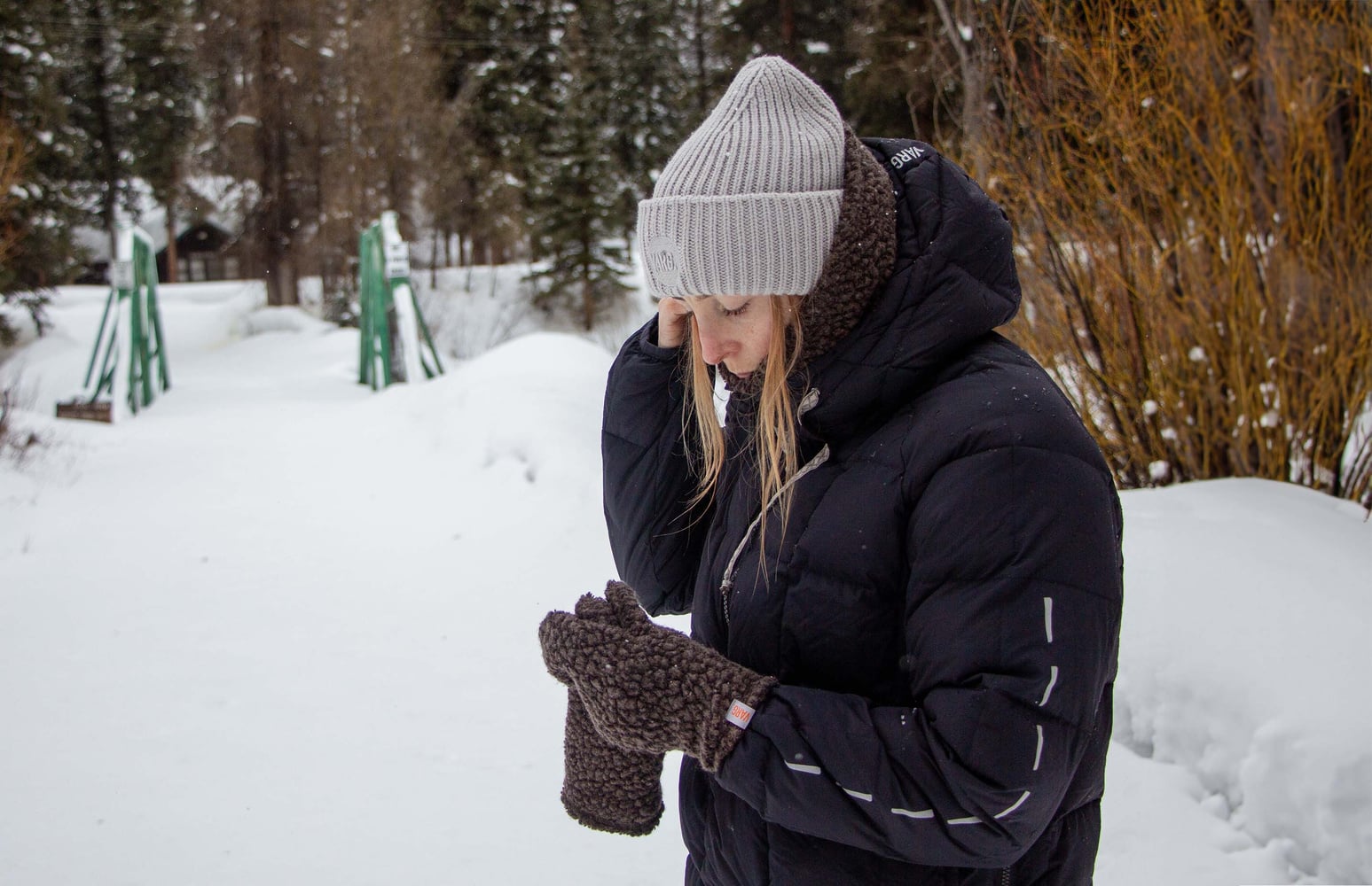 U Vargön Fat Wool Mittens