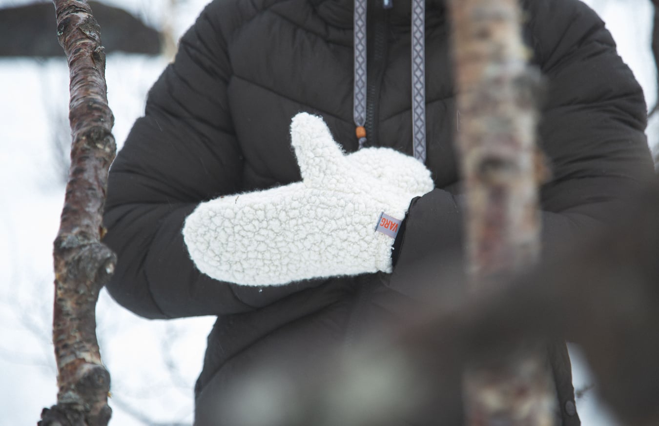 U Vargön Fat Wool Mittens