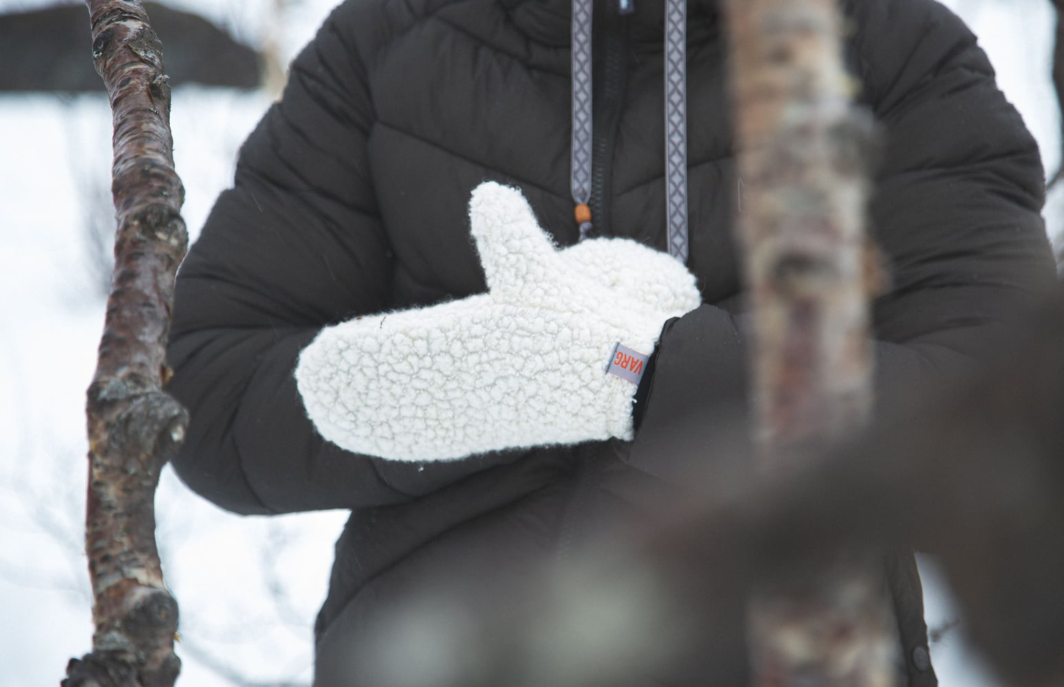 U Vargön Fat Wool Mittens