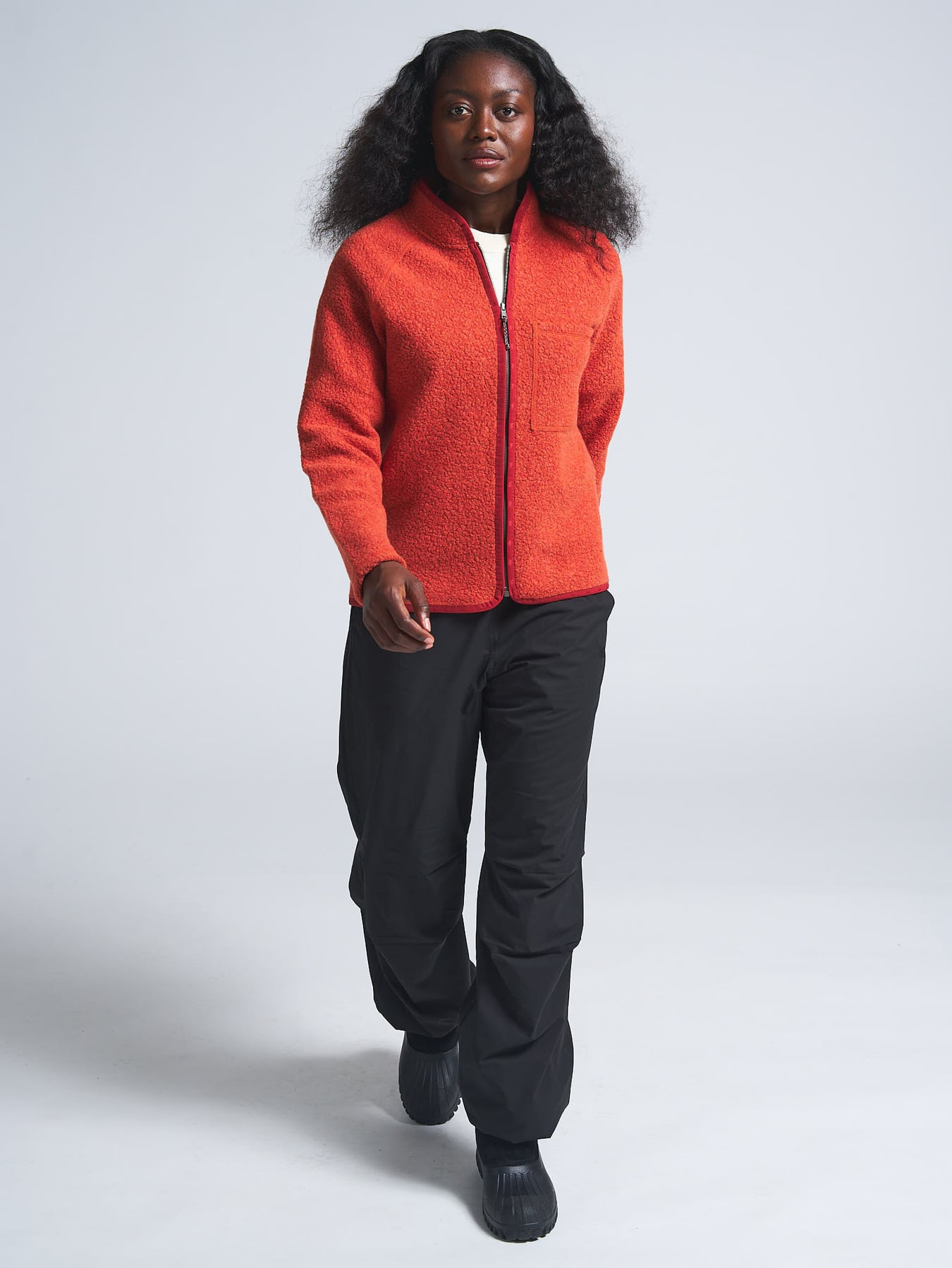W Styrsö Wool Zip Jersey