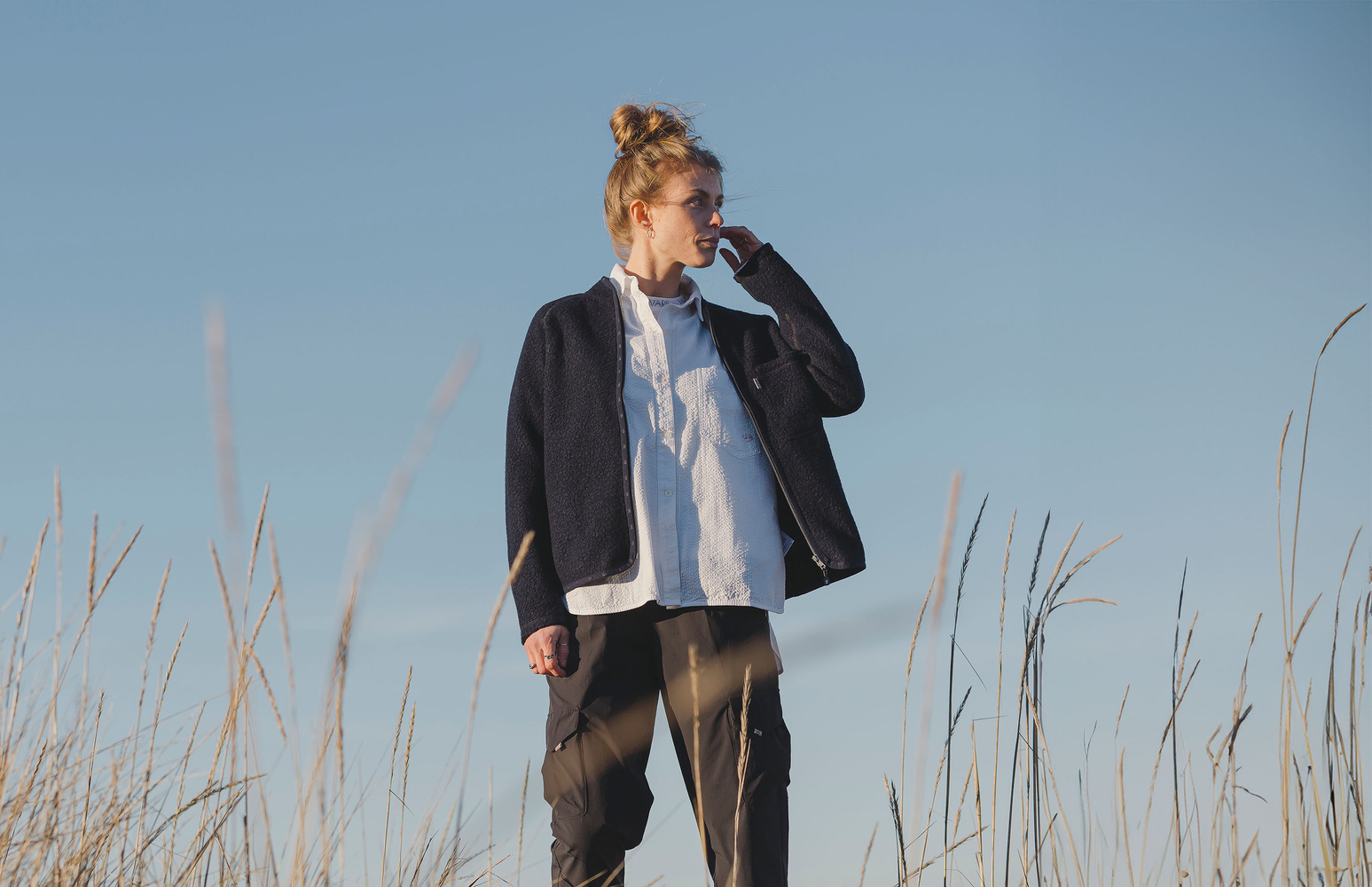 W Styrsö Wool Zip Jersey