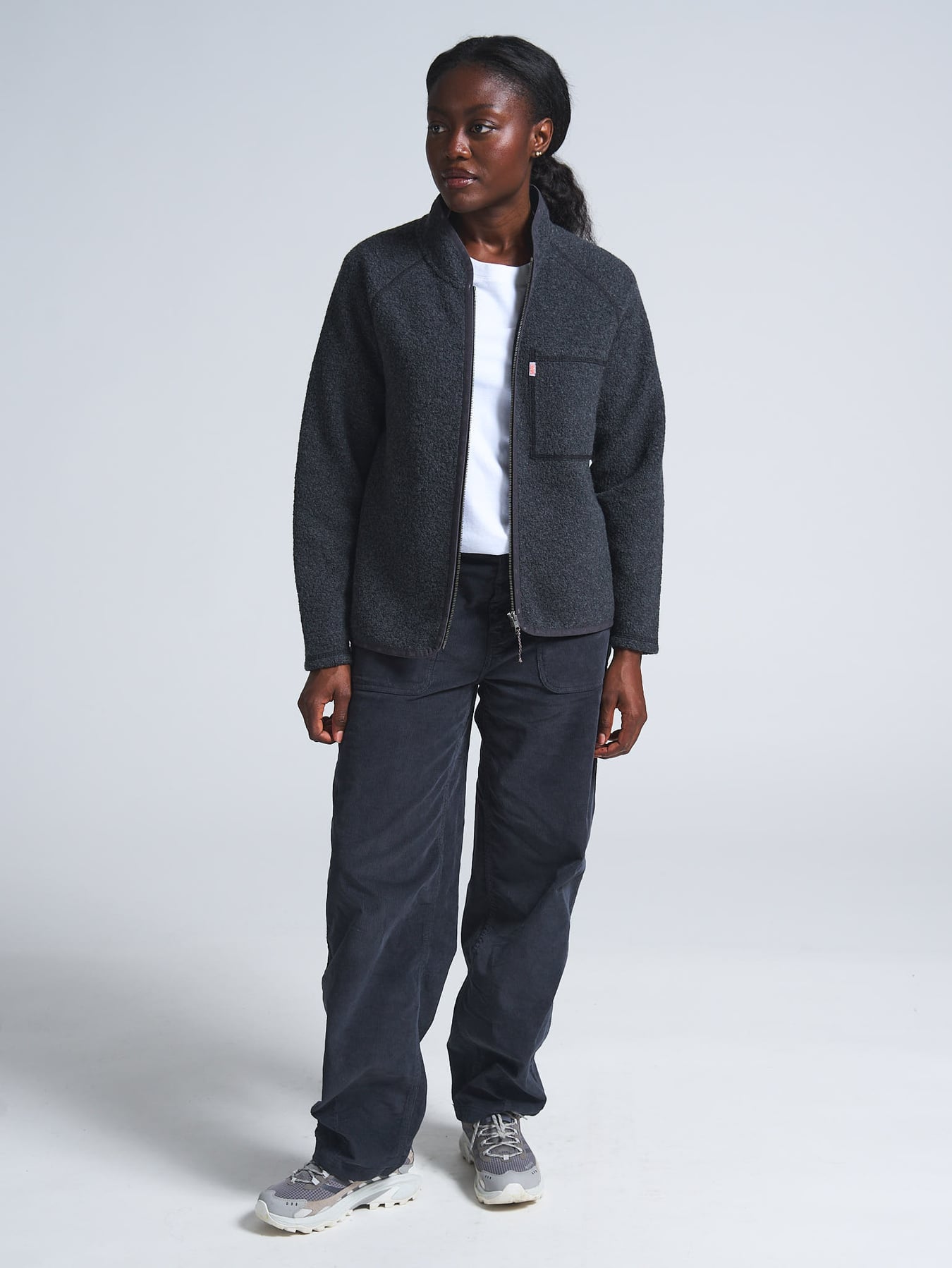 W Styrsö Wool Zip Jersey