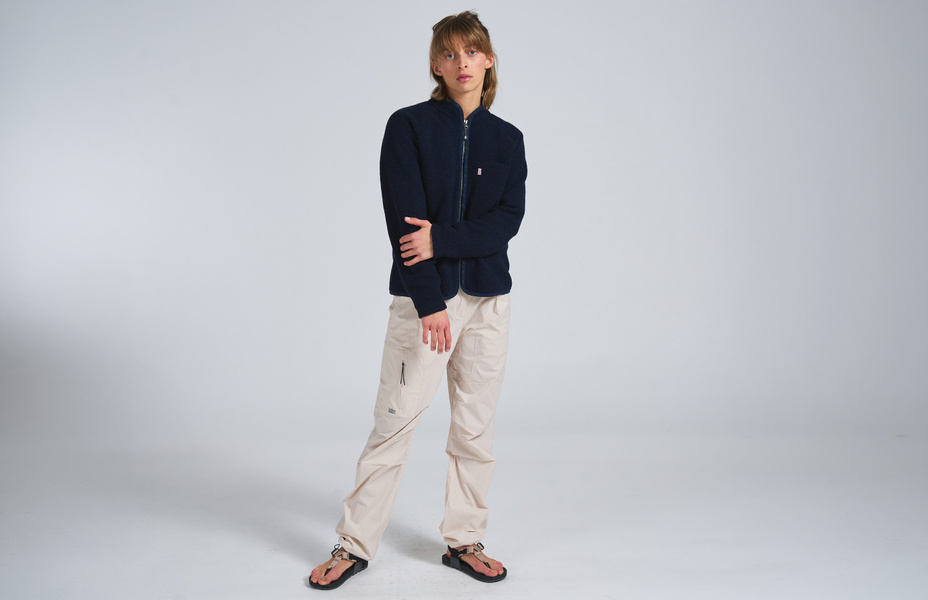 W Styrsö Wool Zip Jersey