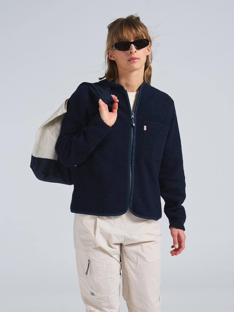W Styrsö Wool Zip Jersey