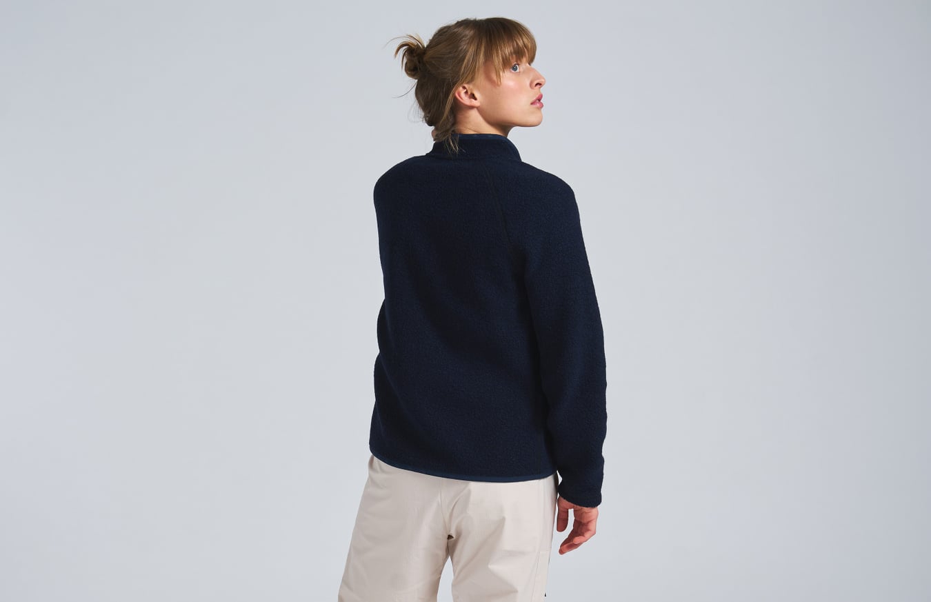 W Styrsö Wool Zip Jersey