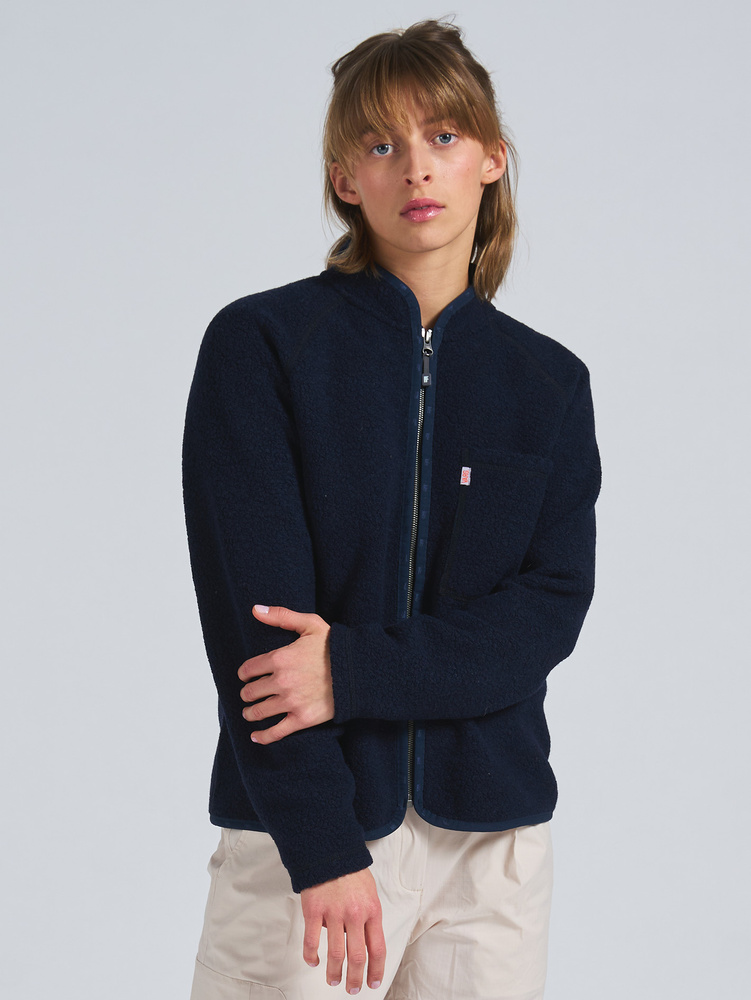 W Styrsö Wool Zip Jersey