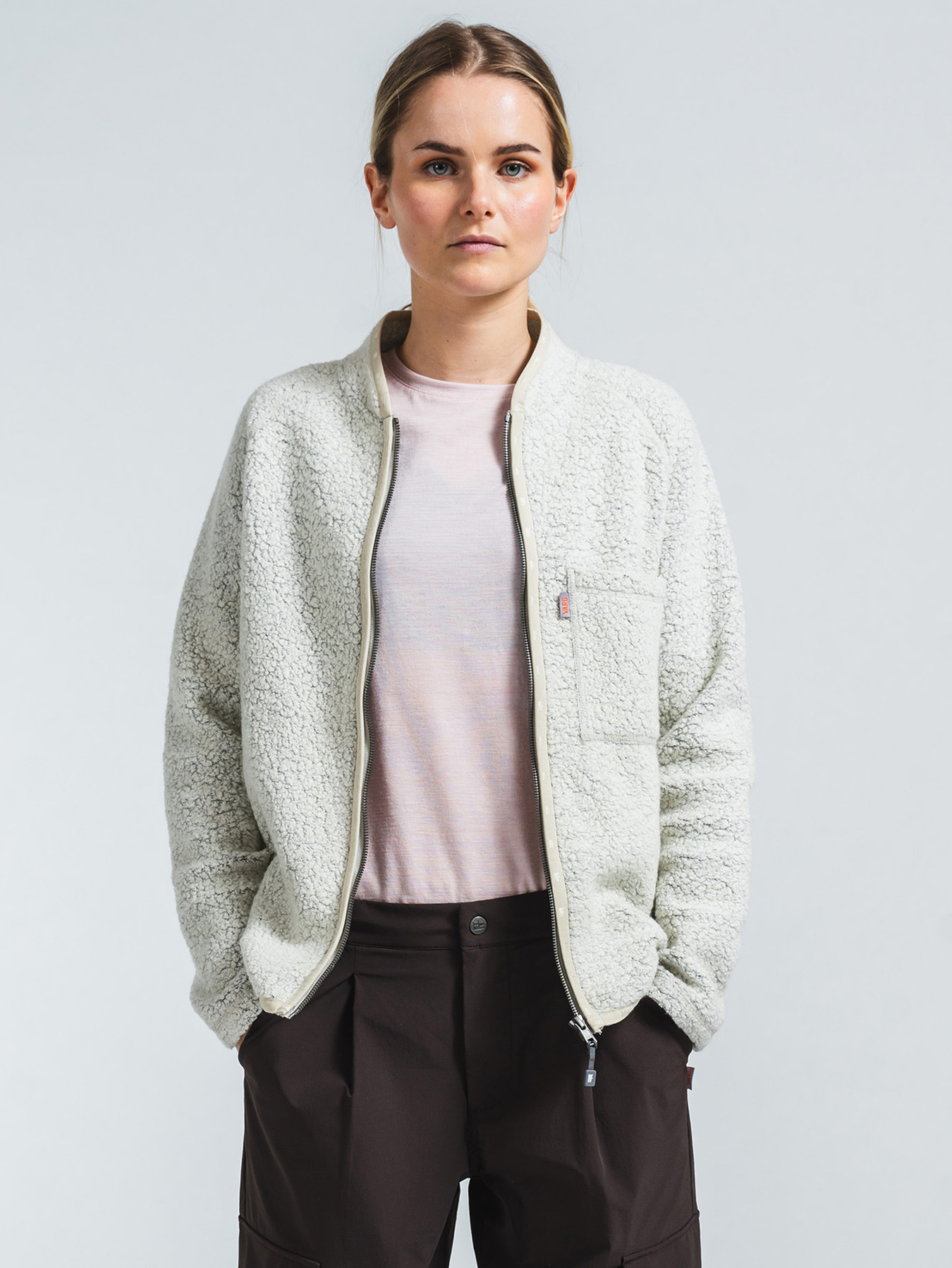 W Styrsö Wool Zip Jersey