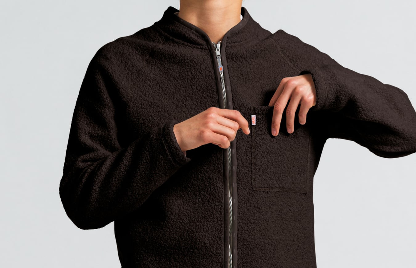 W Styrsö Wool Zip Jersey