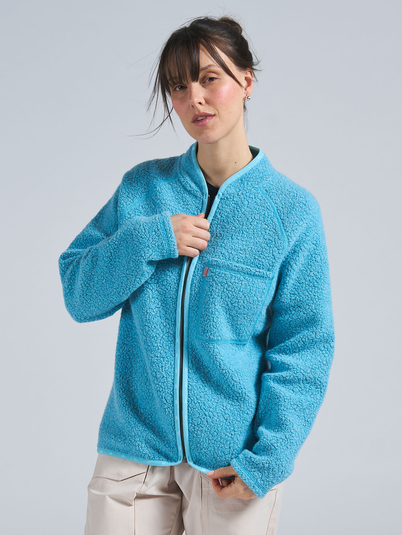 W Styrsö Wool Zip Jersey