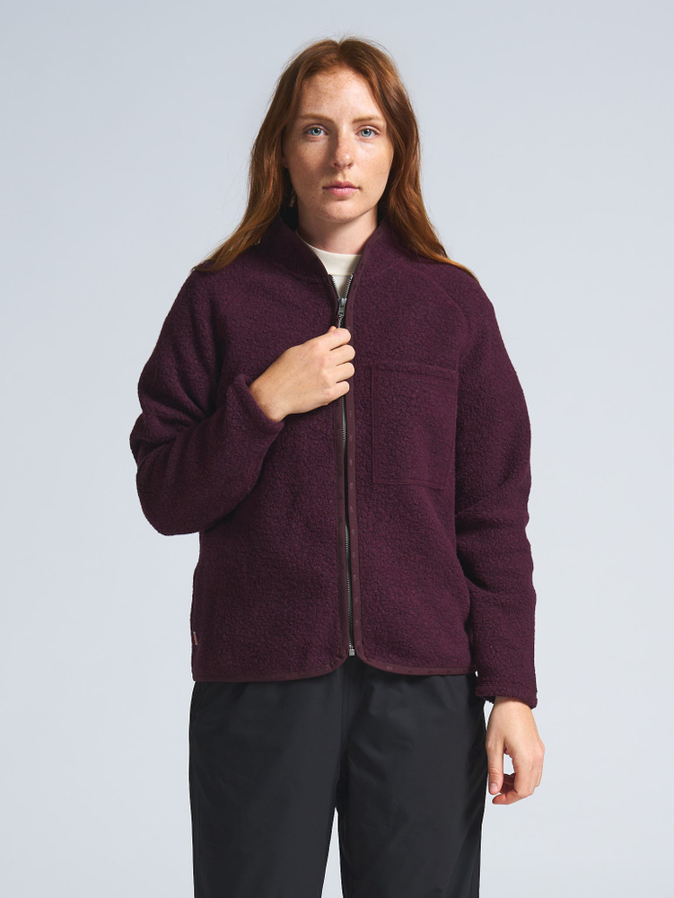 W Styrsö Wool Zip Jersey