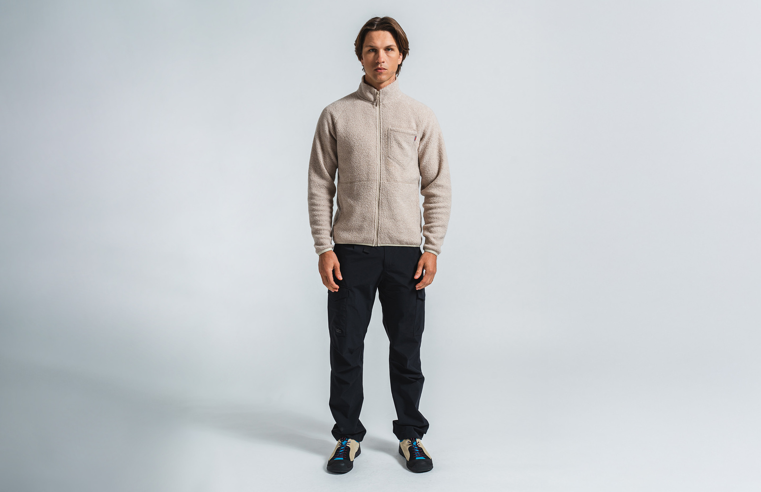 M Rindö Wool Zip Jersey