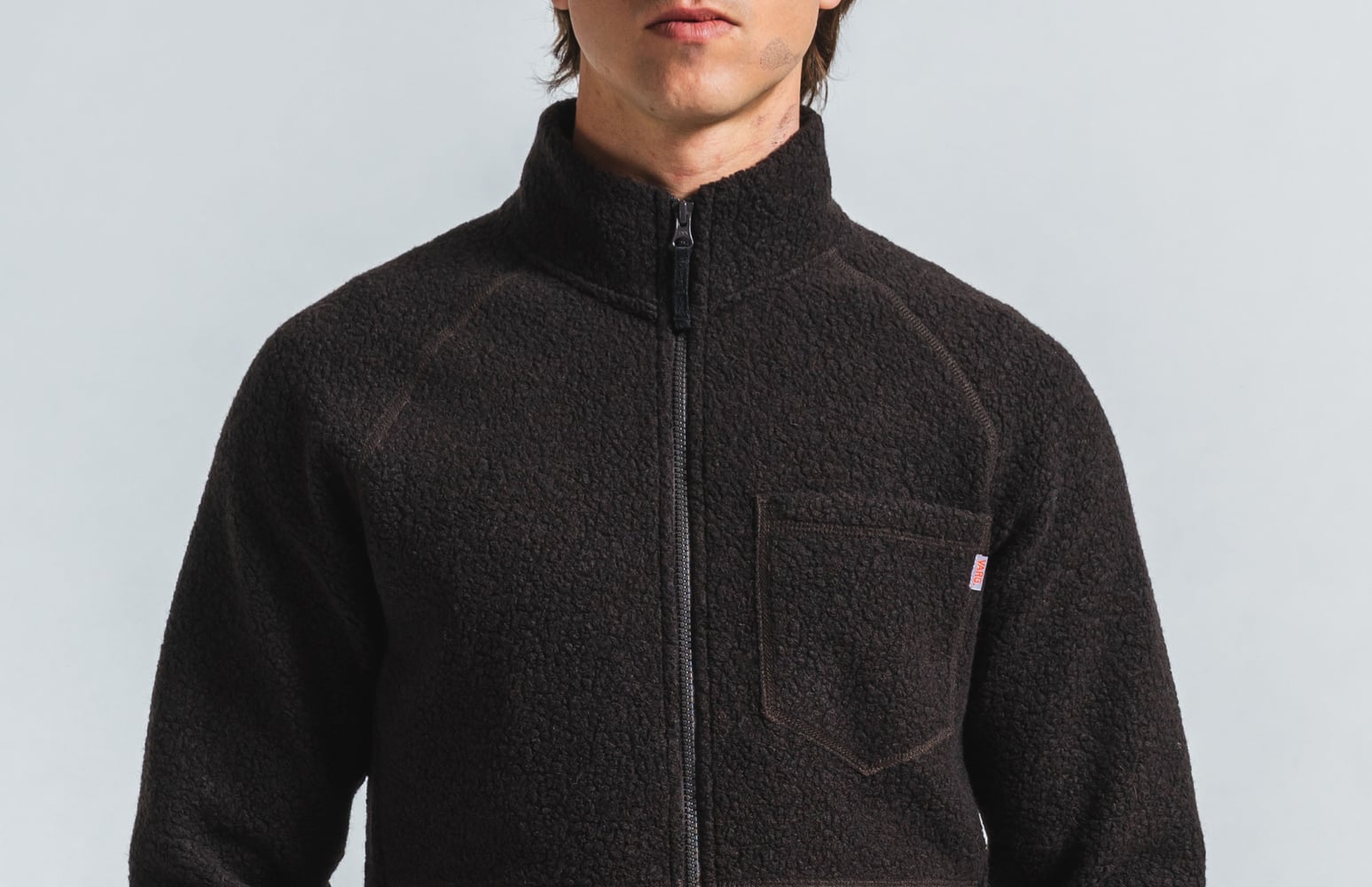 M Rindö Wool Zip Jersey