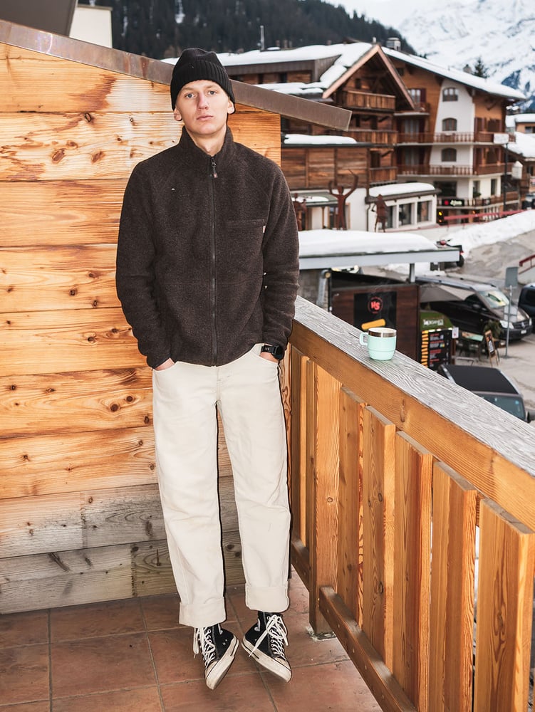M Rindö Wool Zip Jersey
