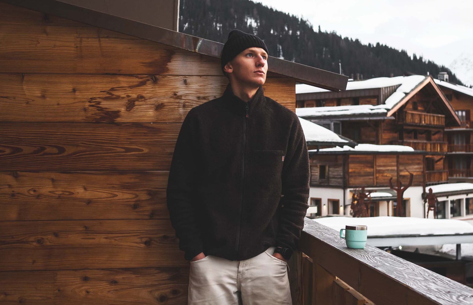 M Rindö Wool Zip Jersey