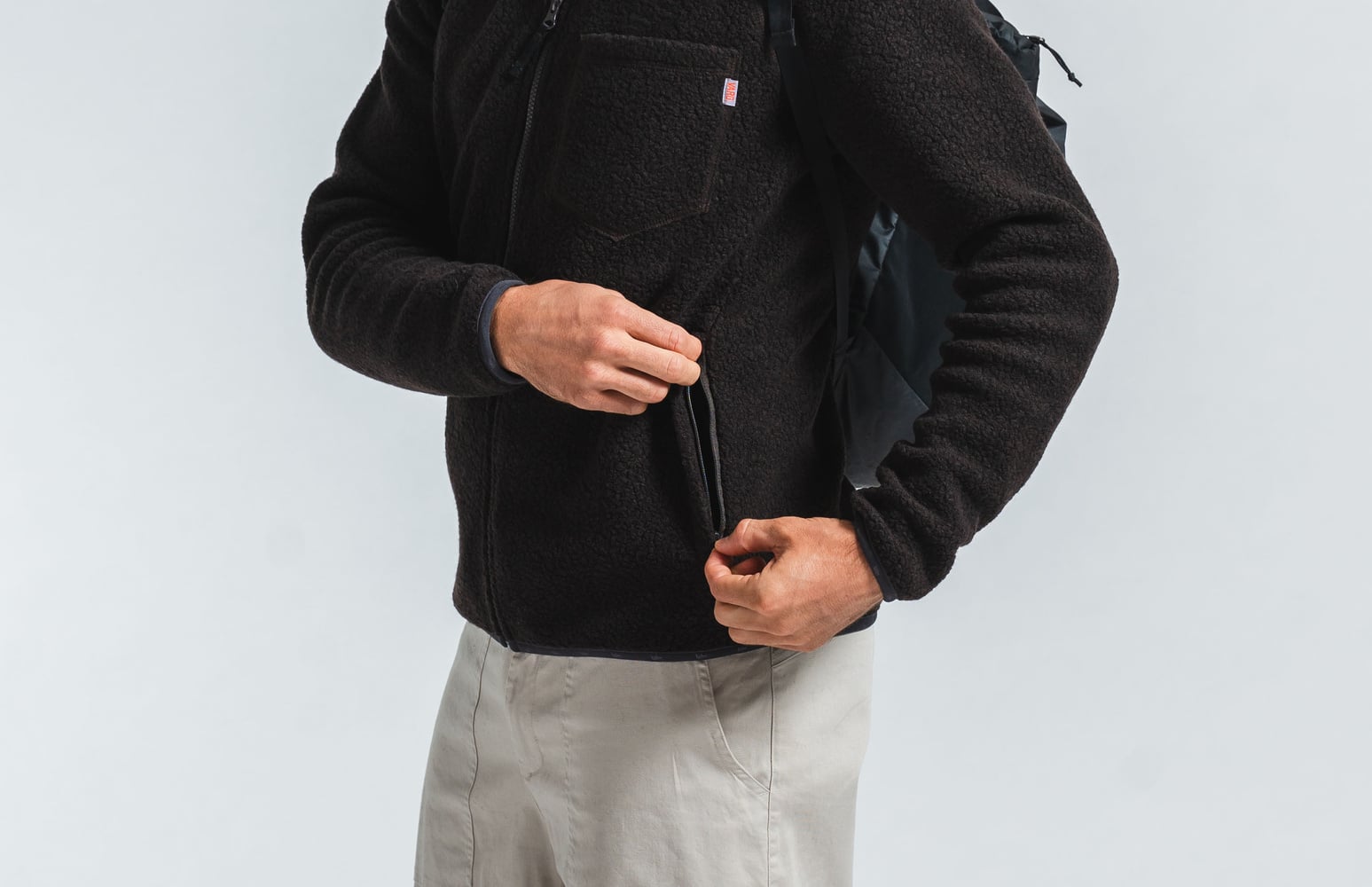 M Rindö Wool Zip Jersey