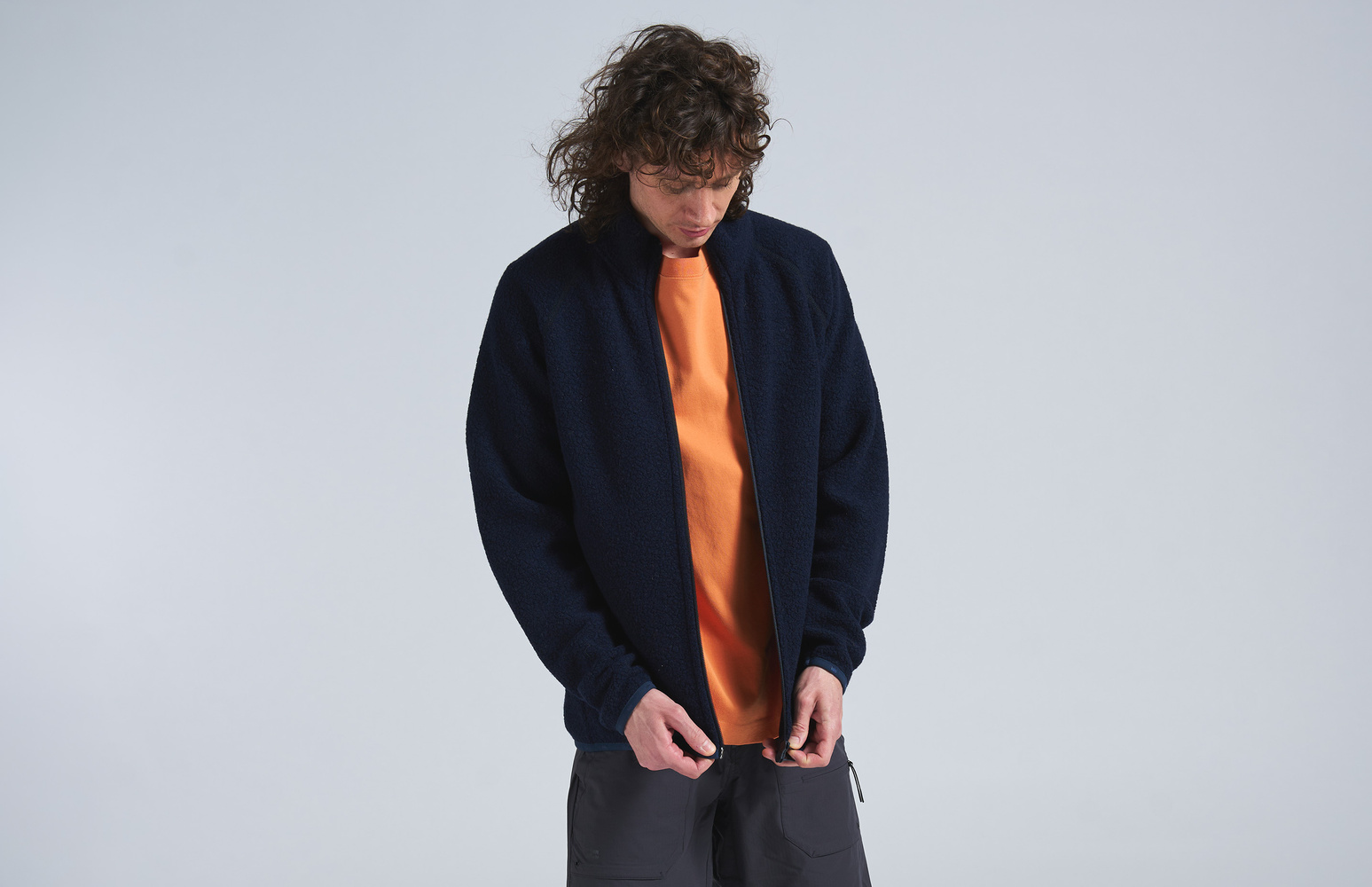 M Rindö Wool Zip Jersey
