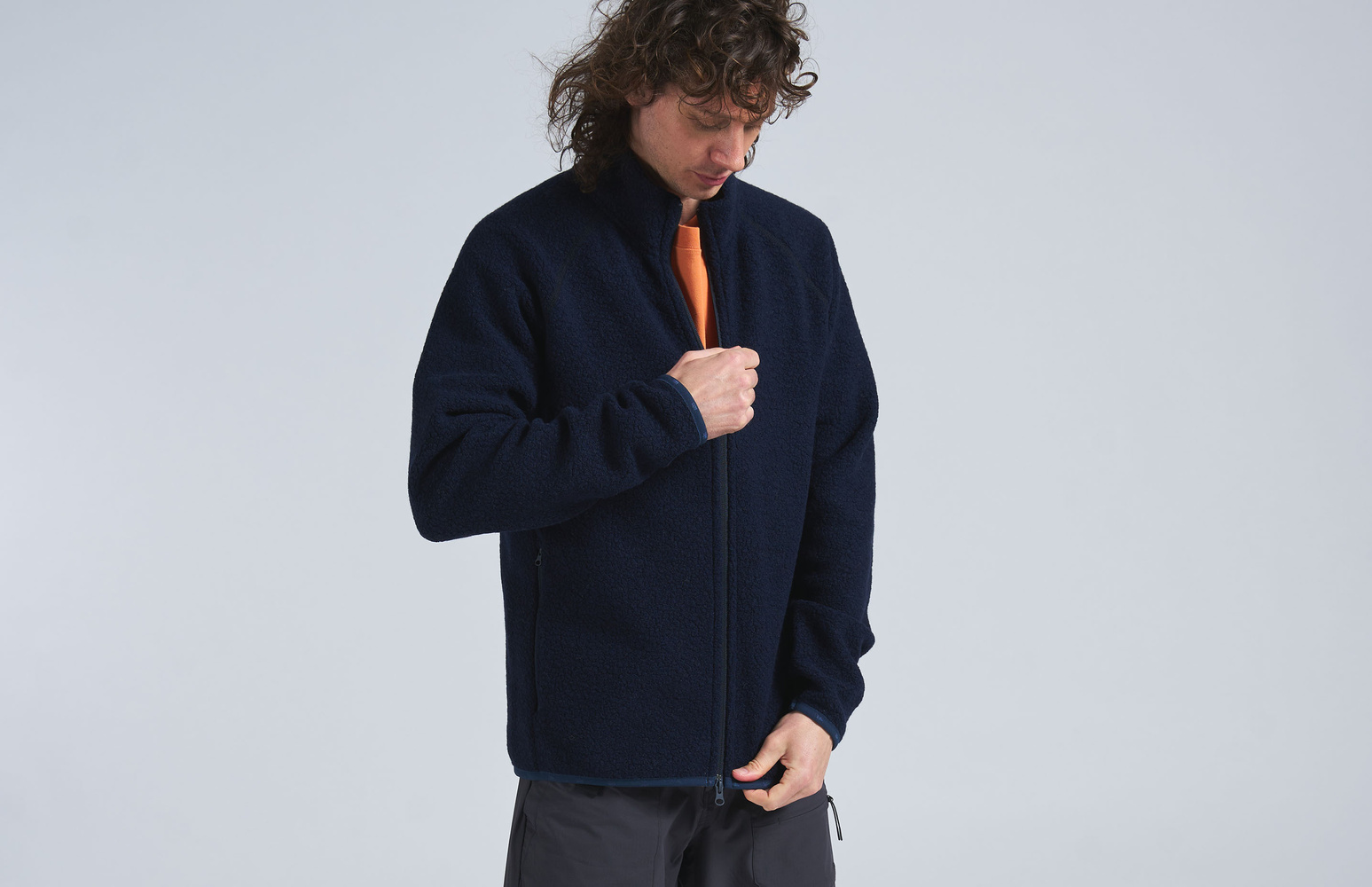 M Rindö Wool Zip Jersey