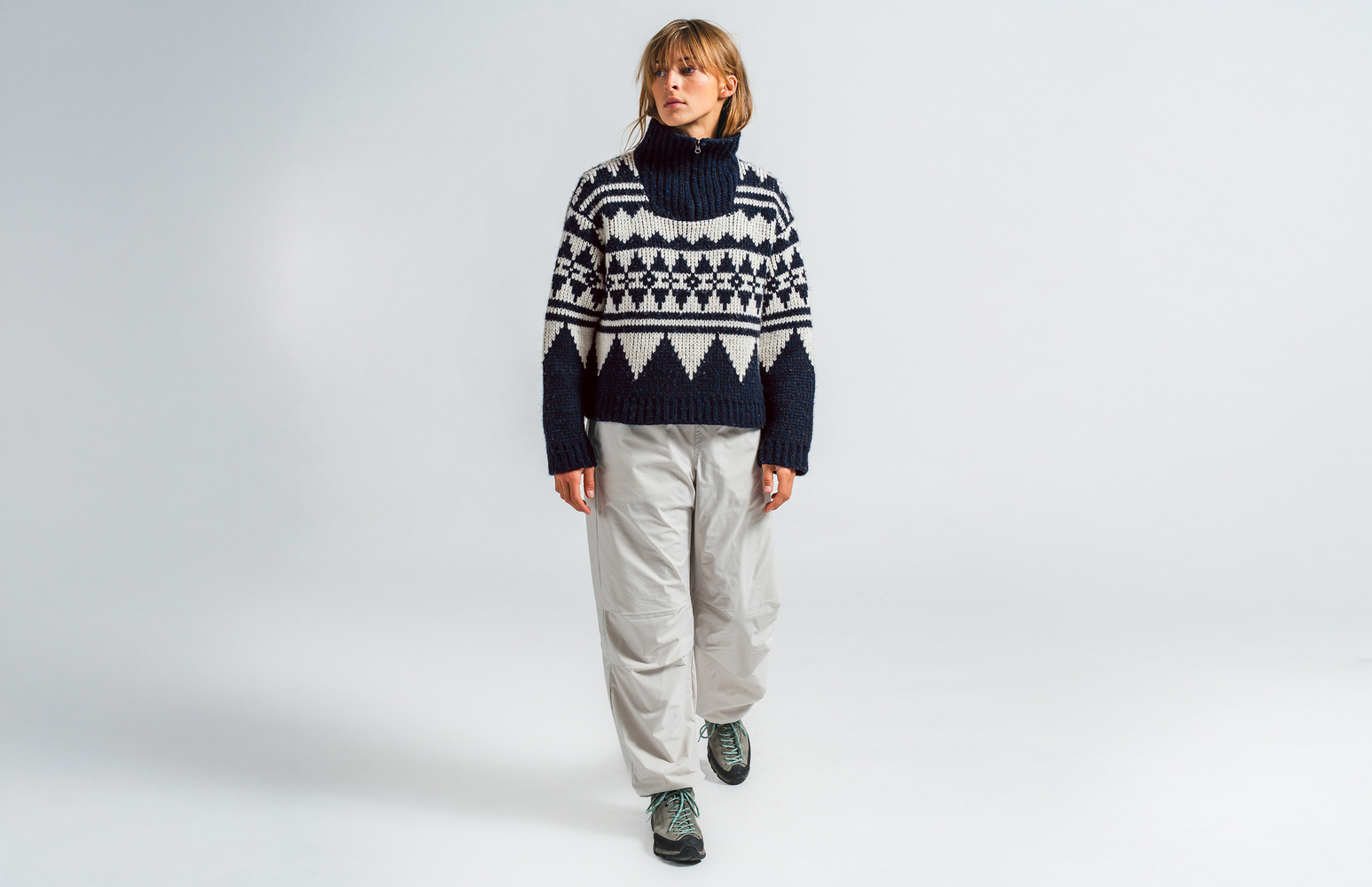 W Bräcke Knitted T-Neck