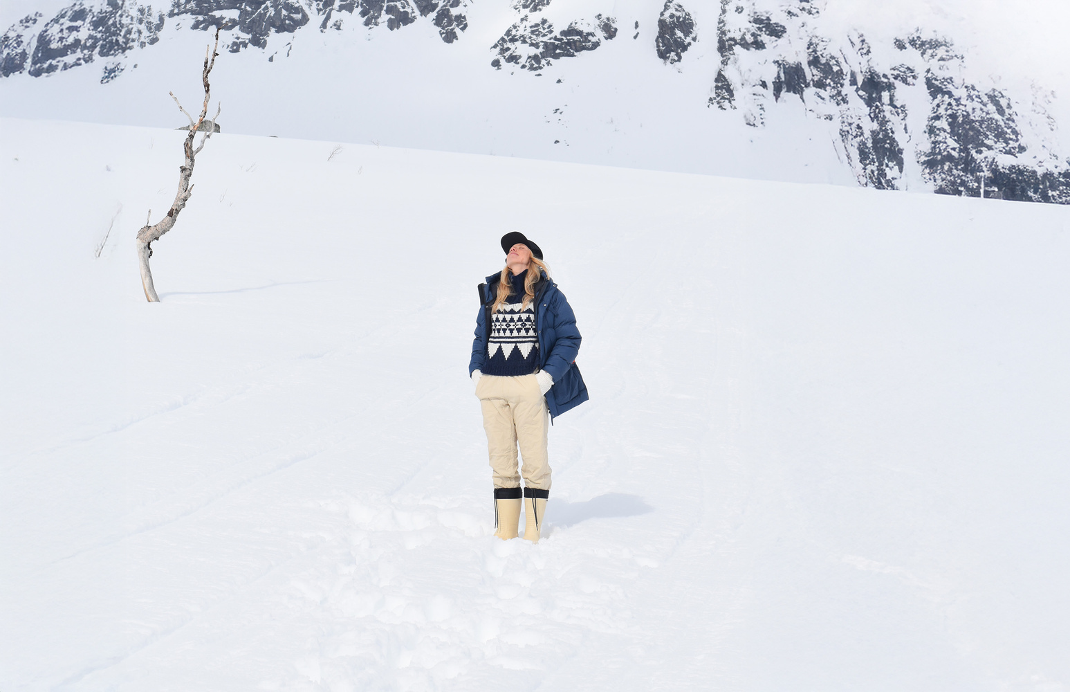 W Bräcke Knitted T-Neck