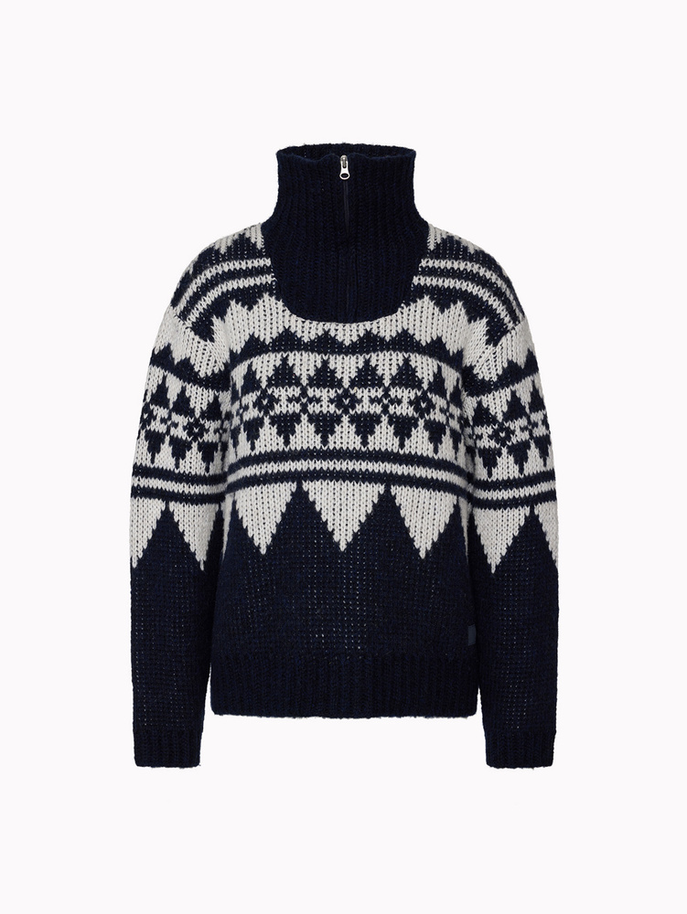 W Bräcke Knitted T-Neck