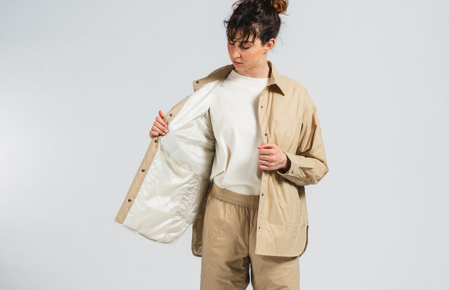 W Lillå Padded Shirt