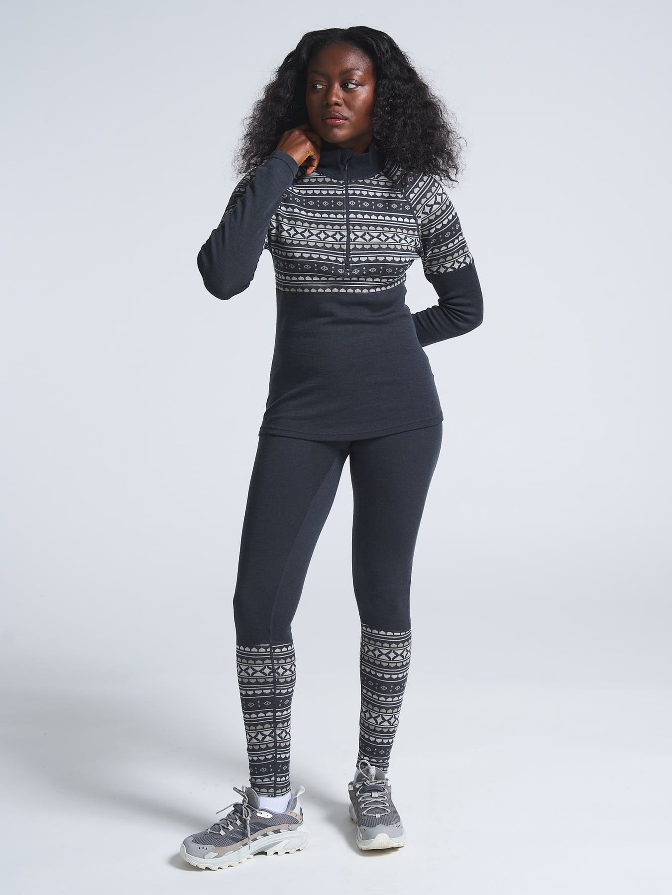 W Blanktjärn Half Zip Merino Wool Jersey