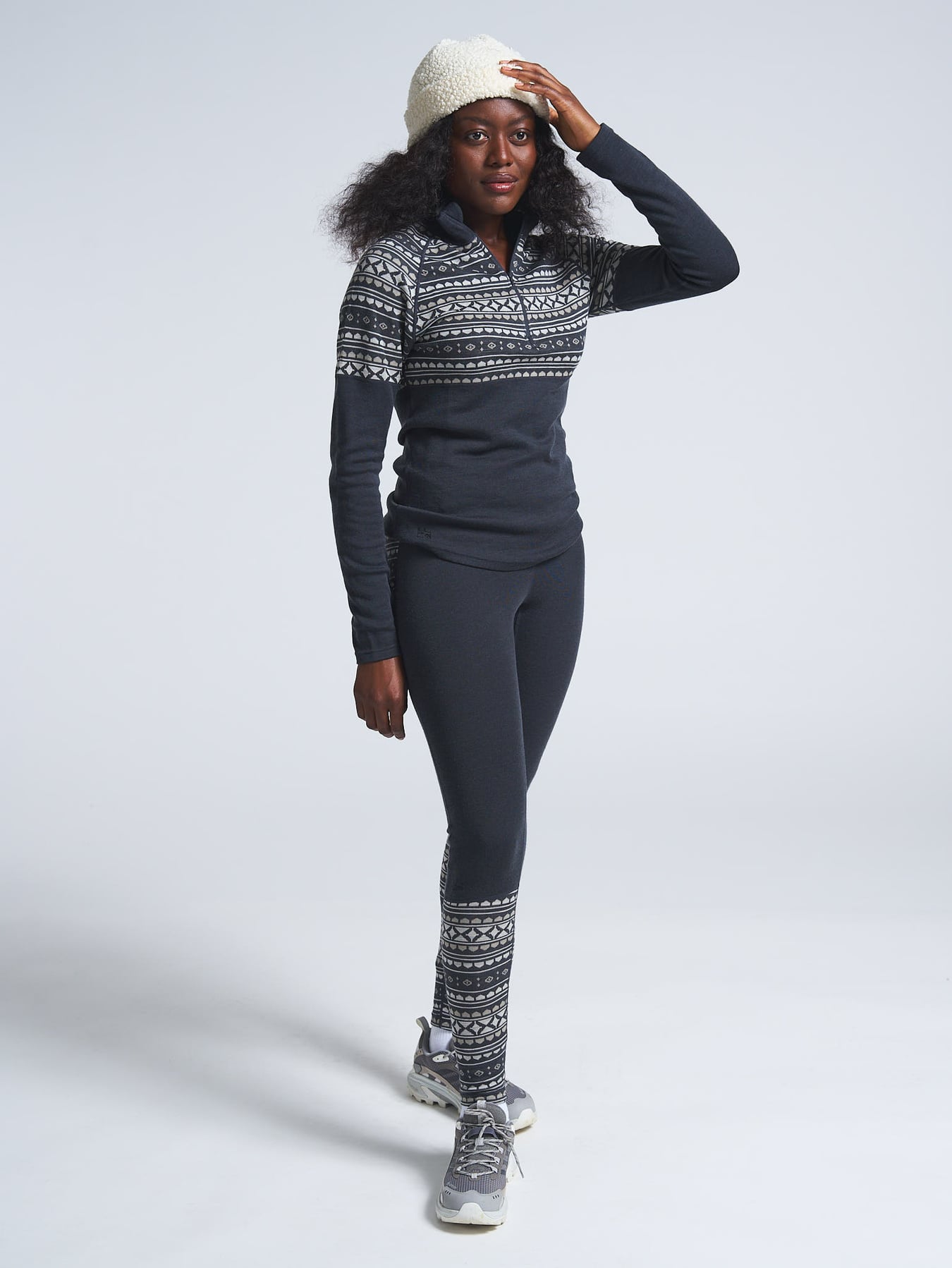 W Blanktjärn Half Zip Merino Wool Jersey