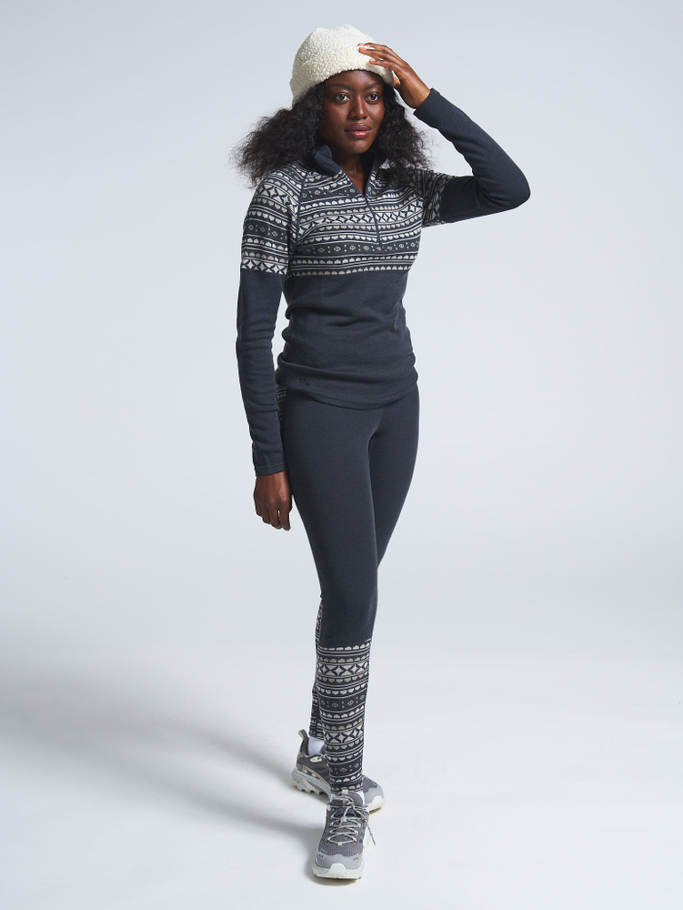 W Blanktjärn Half Zip Merino Wool Jersey
