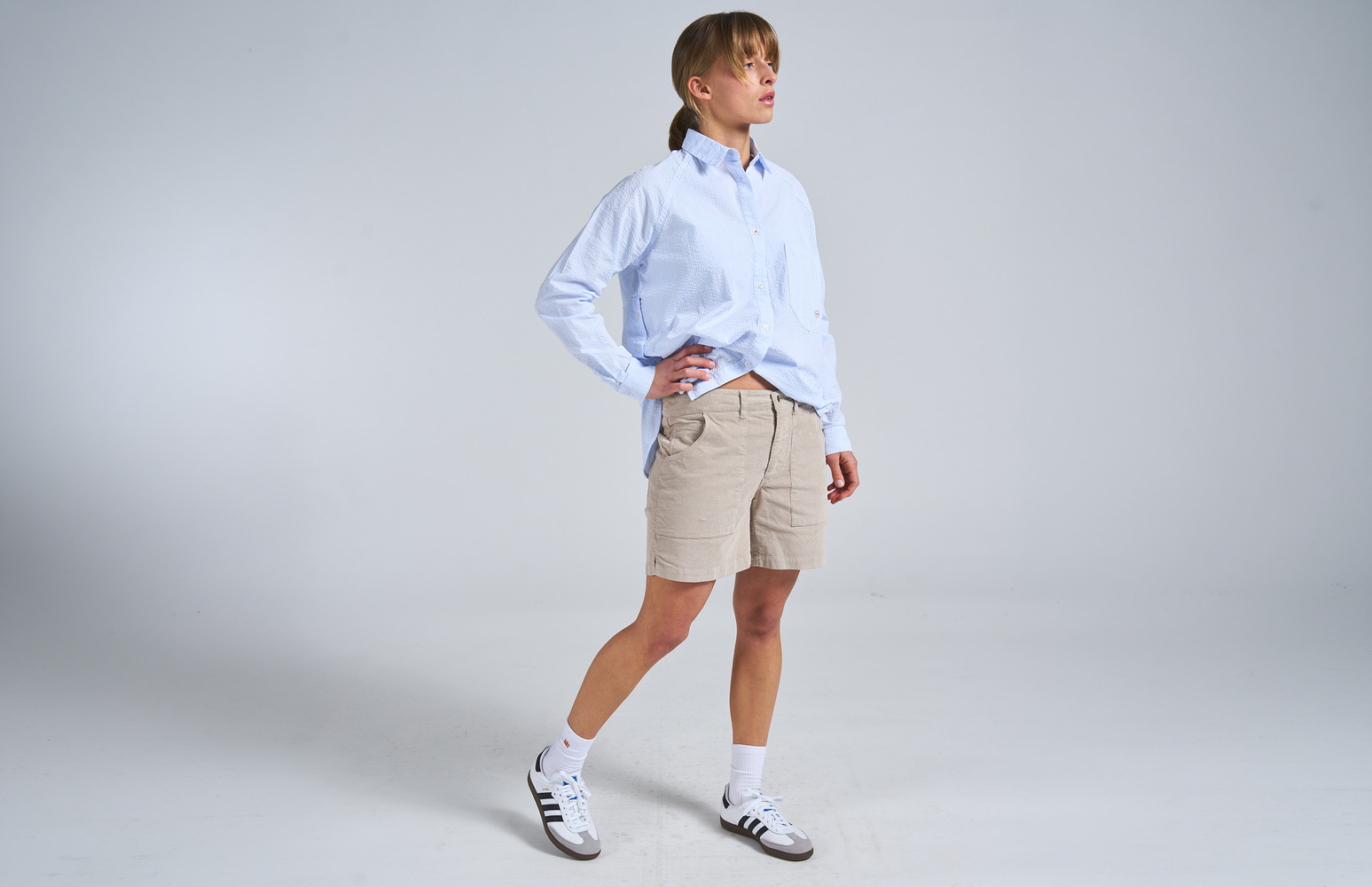 W Vaxholm Corduroy Shorts
