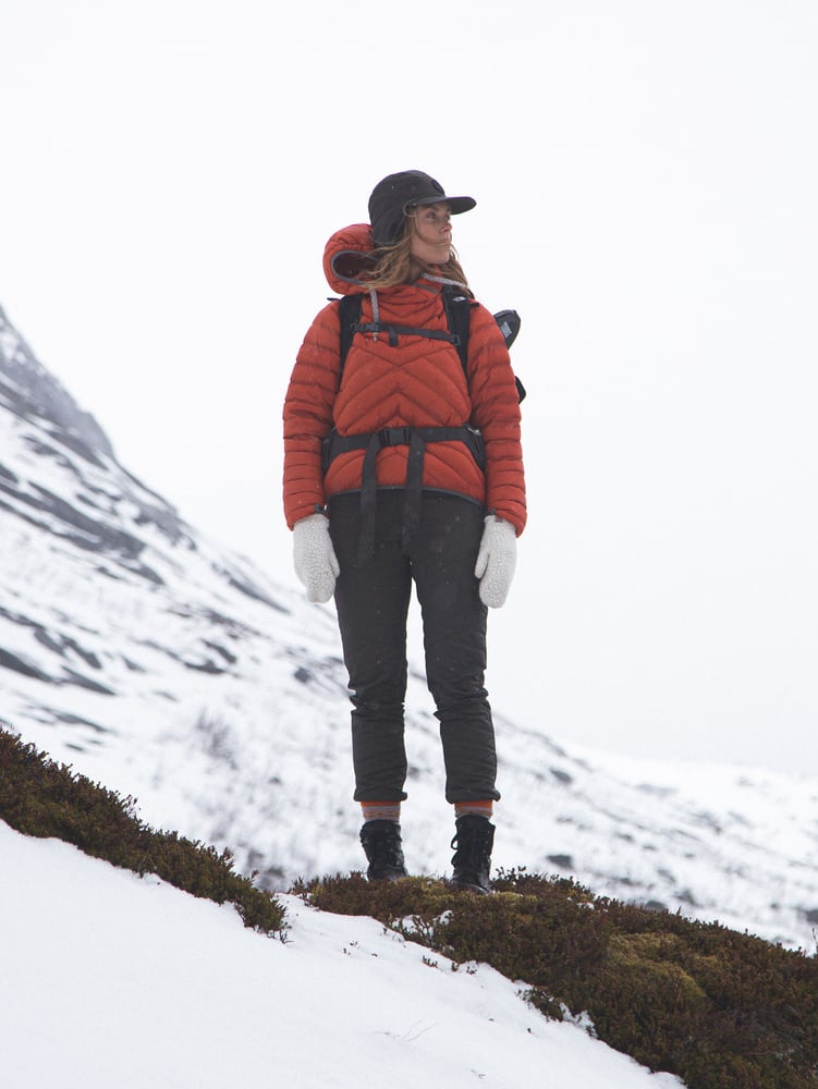 W Älgön Down Hood Anorak Jacket