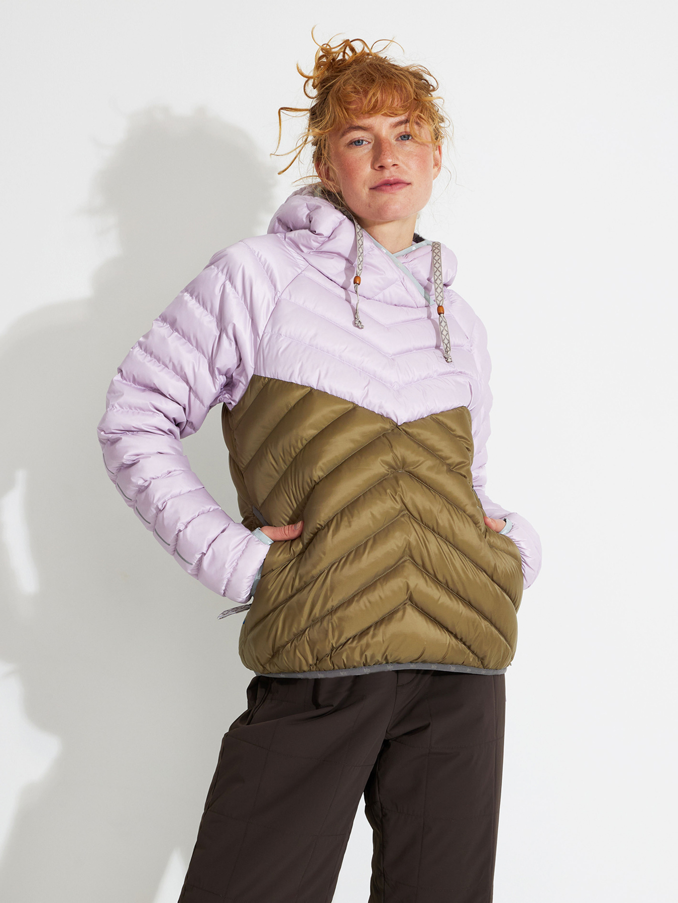 W Älgön Down Hood Anorak Jacket