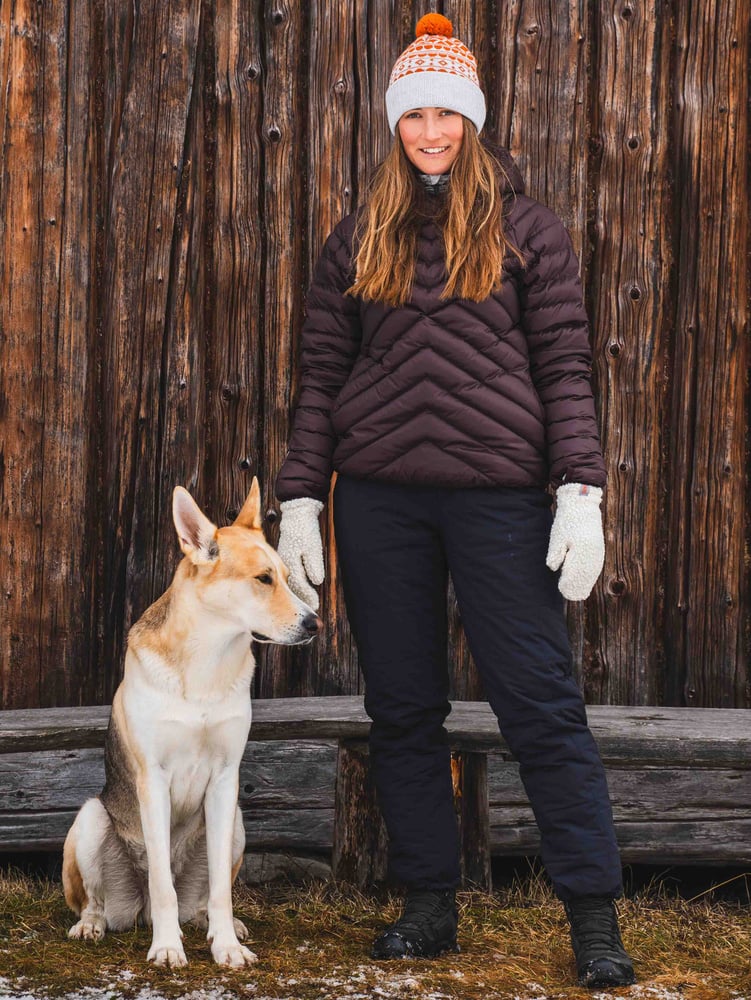W Älgön Down Hood Anorak Jacket