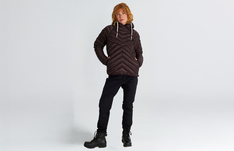 W Älgön Down Hood Anorak Jacket