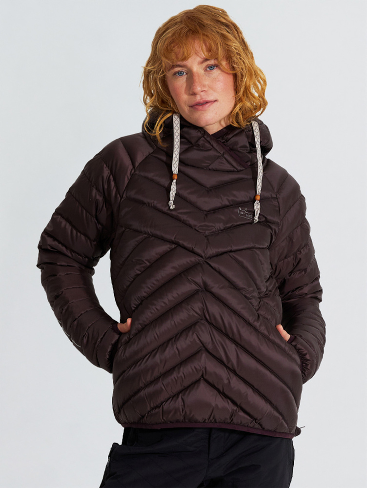 W Älgön Down Hood Anorak Jacket