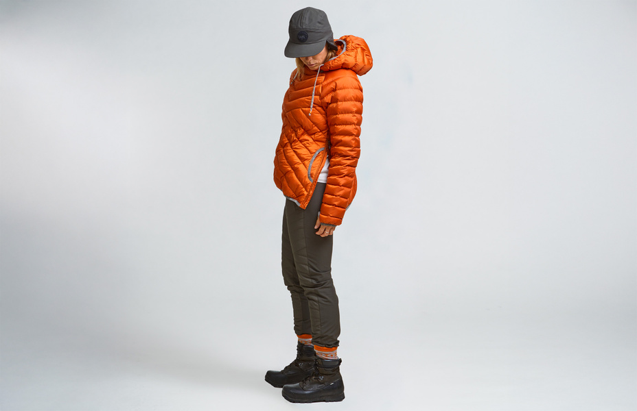 W Älgön Down Hood Anorak Jacket