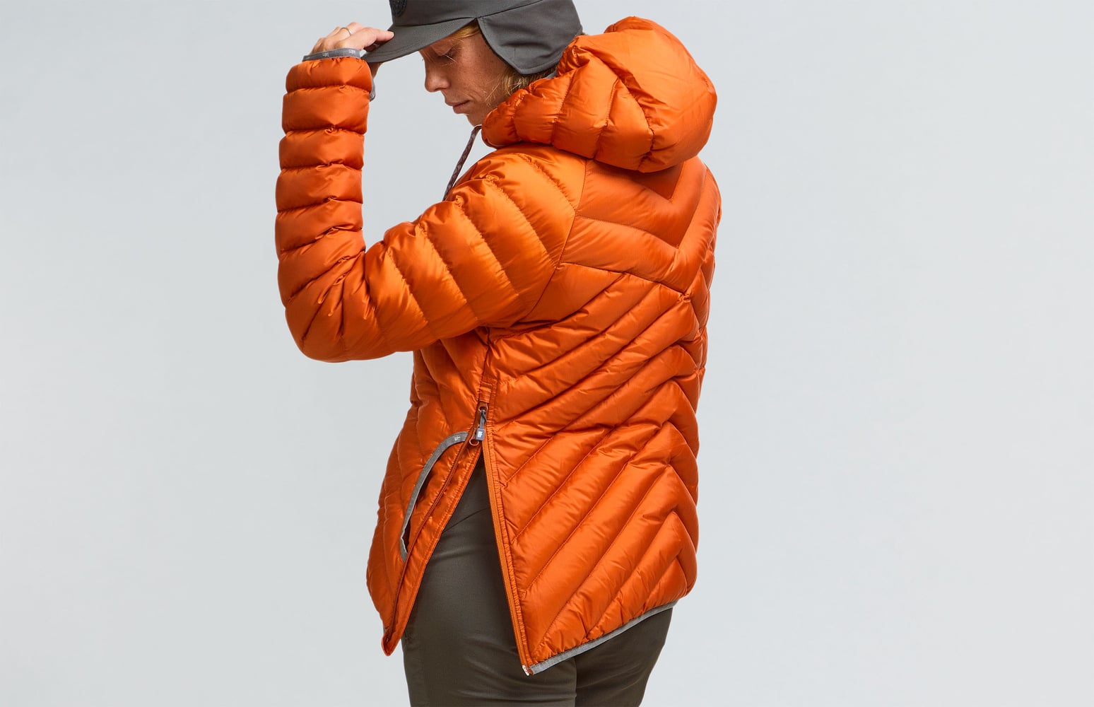 W Älgön Down Hood Anorak Jacket