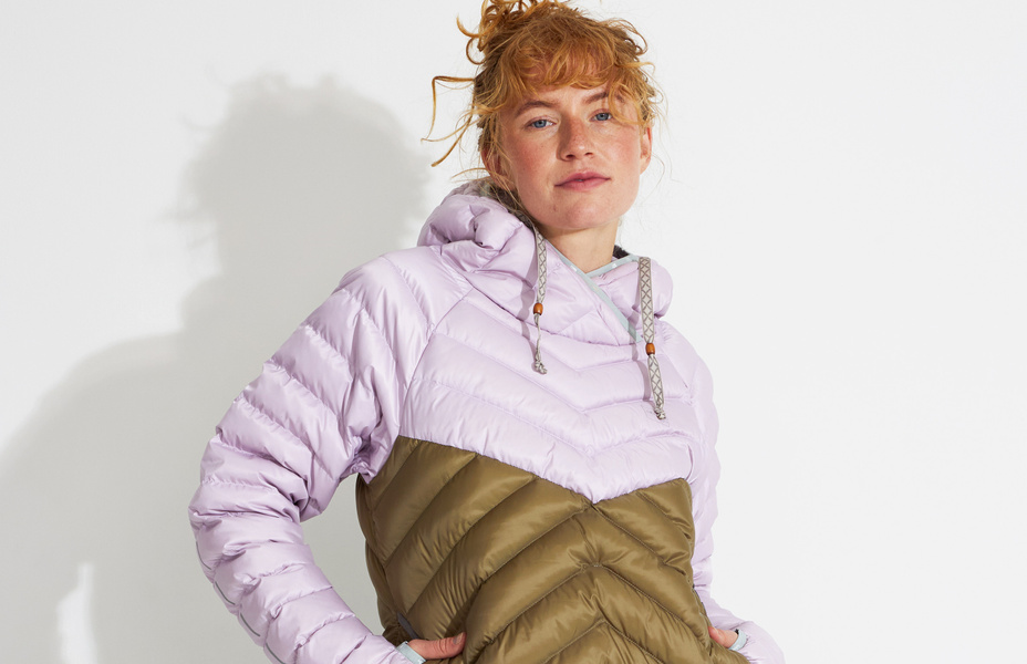 W Älgön Down Hood Anorak Jacket